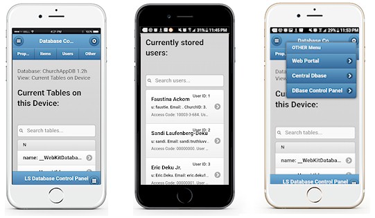 LS Database Control Panel - Android